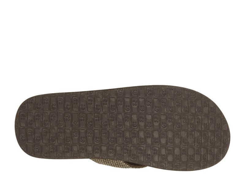 Sanuk Yogi 4 Flip Men's Flip Flops Brown | Canada 294TCE